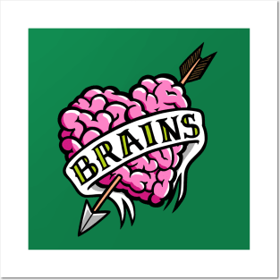 Love Brains Posters and Art